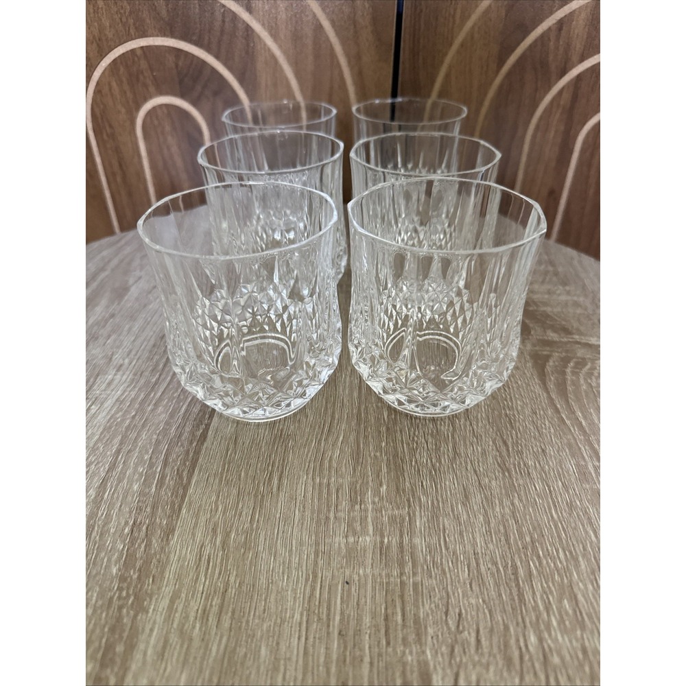 Cristal d'Arques Longchamp Crystal Double Old Fashioned Glasses Set of 6